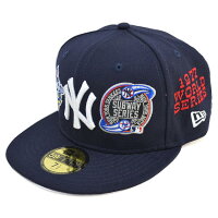  New Era MLB ヤンキース ニットキャップ / ロゴキャップ - 
ファンにはたまらないWSパッチ付きのキャップ。歴史を遡れ！	
