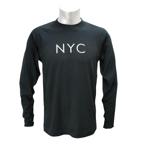 New Era Performance NYC Logo L/S Tシャツ - 
モノトーン調のNYCロゴ ロングTシャツ
