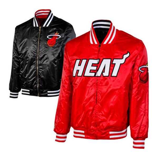 NBA Exclusive Collection Current & Hardwood Classics Reversible サテン ジャケット - 新旧ロゴを使用したリバーシブルデザインのサテン ジャケットが新入荷！！