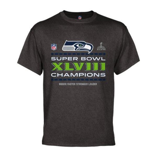 NFL シアトル・シーホークス Super Bowl XLVIII Champions Trophy Collection Tシャツ - 
スーパーボウル初優勝を達成したシアトル・シーホークスの記念Tシャツが再入荷！！
