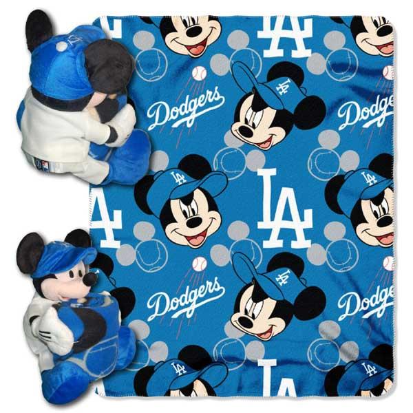 MLB × Disney Mickey Shaped Pillow with Fleece Throw Set Northwest - 
「MLB×Disney」夢のコラボアイテムが登場☆ドジャース＆エンゼルスモデルが新入荷！！
