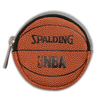 NBA コインケース SPALDING - 
バスケットボールの素材を使用したコインケース
