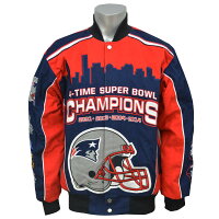 G-III NFL  スーパーボウル チャンピオン ツイル ジャケット - 
優勝時のスーパーボウルロゴがデザインされたド派手なジャケットが入荷！	

