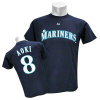 Majestic MLB プレイヤー Tシャツ 日本バージョン - 
青木選手と岩隈選手のTシャツが遂に入荷！当店先行販売カラーも！
