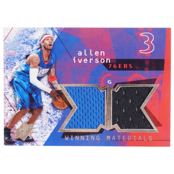 Upper Deck NBA アレン・アイバーソン ジャージ カード