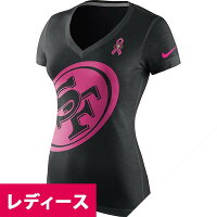 【取寄】Nike NFL ピンクリボン レディースTシャツ - 
NFLで毎年行われる乳がん対策キャンペーン、ピンクリボン運動のレディースTシャツ！
