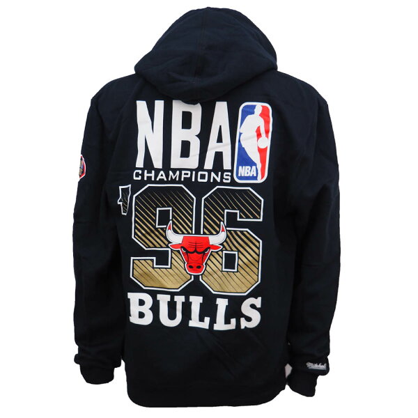 NBA ブルズ チームヒストリー パーカー ミッチェル＆ネス/Mitchell & Ness ブラック