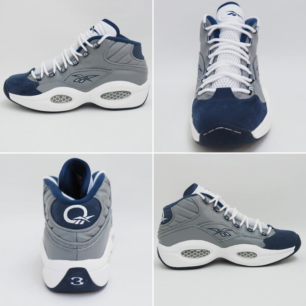 NBA ホヤス アレン・アイバーソン AI クエスチョン ミッド ジョージタウン大学モデル QUESTION MID “Georgetown” J99179 リーボック/Reebok グレー