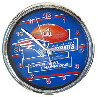 NFL ペイトリオッツ 第51回スーパーボウル優勝記念グッズ - 
ペイトリオッツの第51回スーパーボウル優勝記念グッズが新入荷！時計やタンブラー、ペナントなど見逃せないアイテムが目白押しです！
