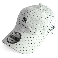 New Era MLB ヤンキース ポルカ ドット 9TWENTY クロスストラップ キャップ - 
夏にピッタリなヤンキースのドット柄キャップが新入荷！ミニサイズのNYロゴがアクセント♪
