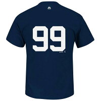 Majestic MLB ヤンキース #99 ナンバー Tシャツ - 
ヤンキースのジャージをモチーフにした背番号99のプレーヤーTシャツ予約受付開始！
