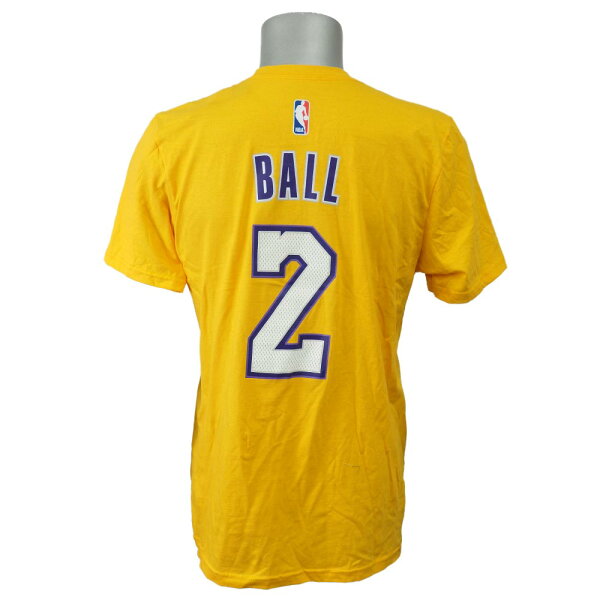 Adidas NBA レイカーズ ロンゾ・ボール ネット ナンバー Tシャツ