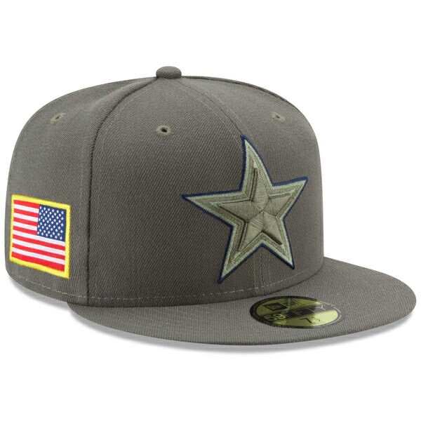 New Era NFL カウボーイズ 2017 Salute To Service キャップ