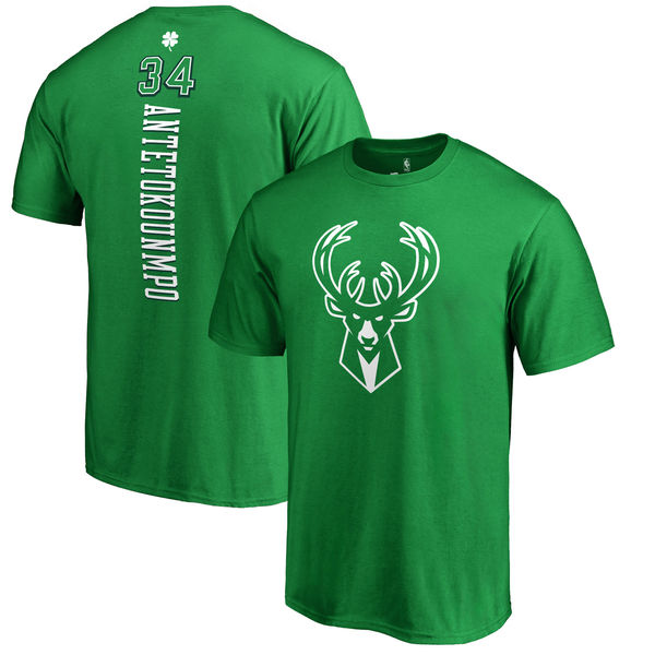 【取寄】お取り寄せ NBA バックス ヤニス・アデトクンボ セント・パトリックス・デー ネーム＆ナンバー Tシャツ ケリーグリーン - 
セント・パトリックス・デー記念モデルは、アイルランドのシンボルカラーである 「緑」のカラーリングが特徴！時期を逃すと購入できなくなる貴重なアイテムです☆
