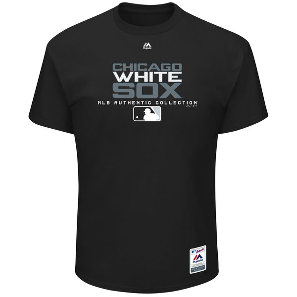 【取寄】 Majestic MLB ホワイトソック 2018 選手着用モデル チームドライブ Tシャツ