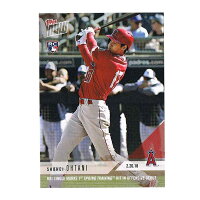  Topps MLB エンゼルス 大谷翔平 カード 2018/2/26 スプリングトレーニング 初ヒット記念 - 
大谷翔平選手のキャンプ初ヒット記念カードが新入荷！！
