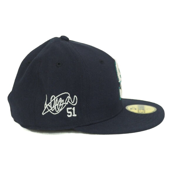 MLB マリナーズ イチロー サイン刺繍 キャップ/帽子
