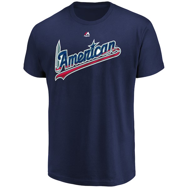 【取寄】 Majestic MLB  2018 オールスターゲーム ネーム＆ナンバー Tシャツ