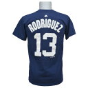 MLB ヤンキース アレックス・ロドリゲス Tシャツ ネイビー マジェスティック Player Tシャツ