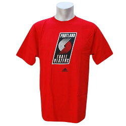 NBAFullPrimaryLogoShortSleeveTシャツ|ポートランド・トレイルブレイザーズ(レッド)Adidasアディダス