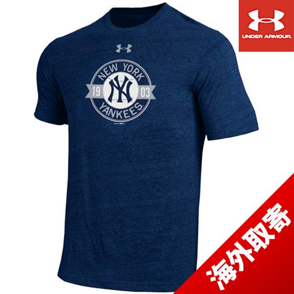 MLB ヤンキース Tシャツ ネイビー Under Armour