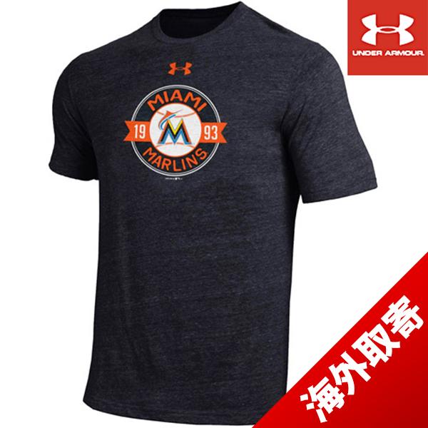 MLB マーリンズ Tシャツ ブラック Under Armour