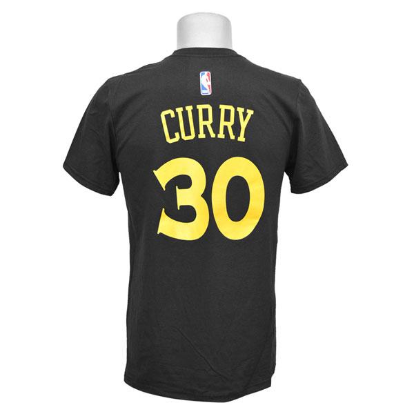 NBA ウォリアーズ ステファン・カリー Tシャツ ブラック アディダス NET NUMBER Tシャツ