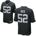 NFL レイダース カリル・マック ユニフォーム ブラック ナイキ Game ユニフォーム