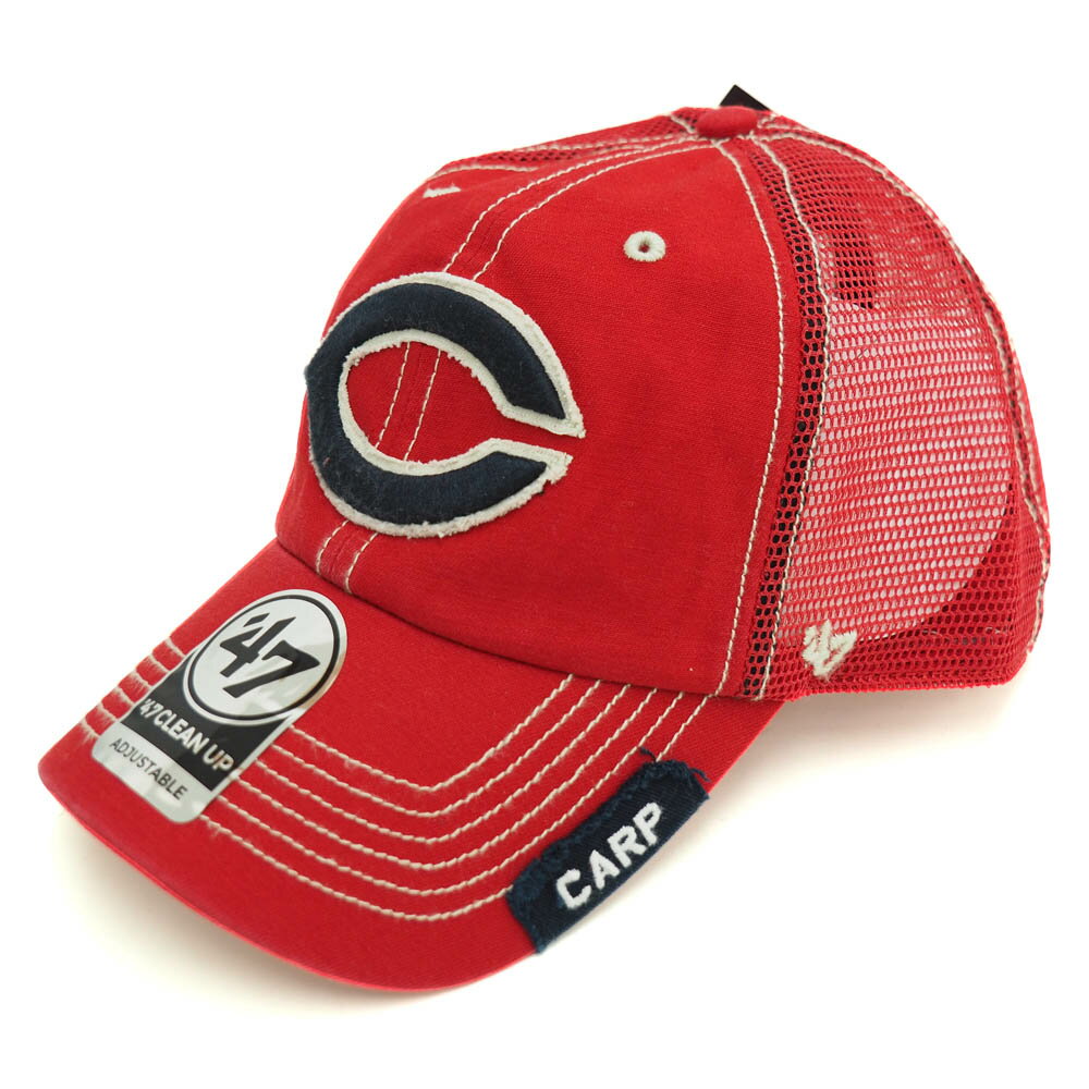 お取り寄せ 広島カープ グッズ ターナー クリーンナップ キャップ/帽子 47ブランド/47Brand レッド