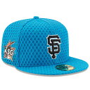 お取り寄せ MLB ジャイアンツ 2017 ホームラン ダービー サイドパッチ 59FIFTY キャップ ニューエラ/New Era ブルー