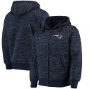 お取り寄せ NFL ペイトリオッツ ディスカバリー シェルパ フルジップ ジャケット G-III ネイビー