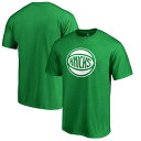 お取り寄せ NBA ニックス セント・パトリックス・デー ホワイトロゴ Tシャツ ケリーグリーン