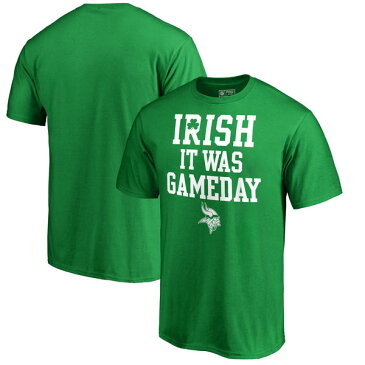NFL バイキングス セント・パトリックス・デー アイリッシュ ゲームデー Tシャツ ケリーグリーン