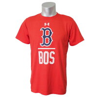 MLB レッドソックス Tシャツ 半袖 UA パフォーマンス スラッシュ アンダーアーマー/UNDER ARMOUR レッド【1910セール】の画像