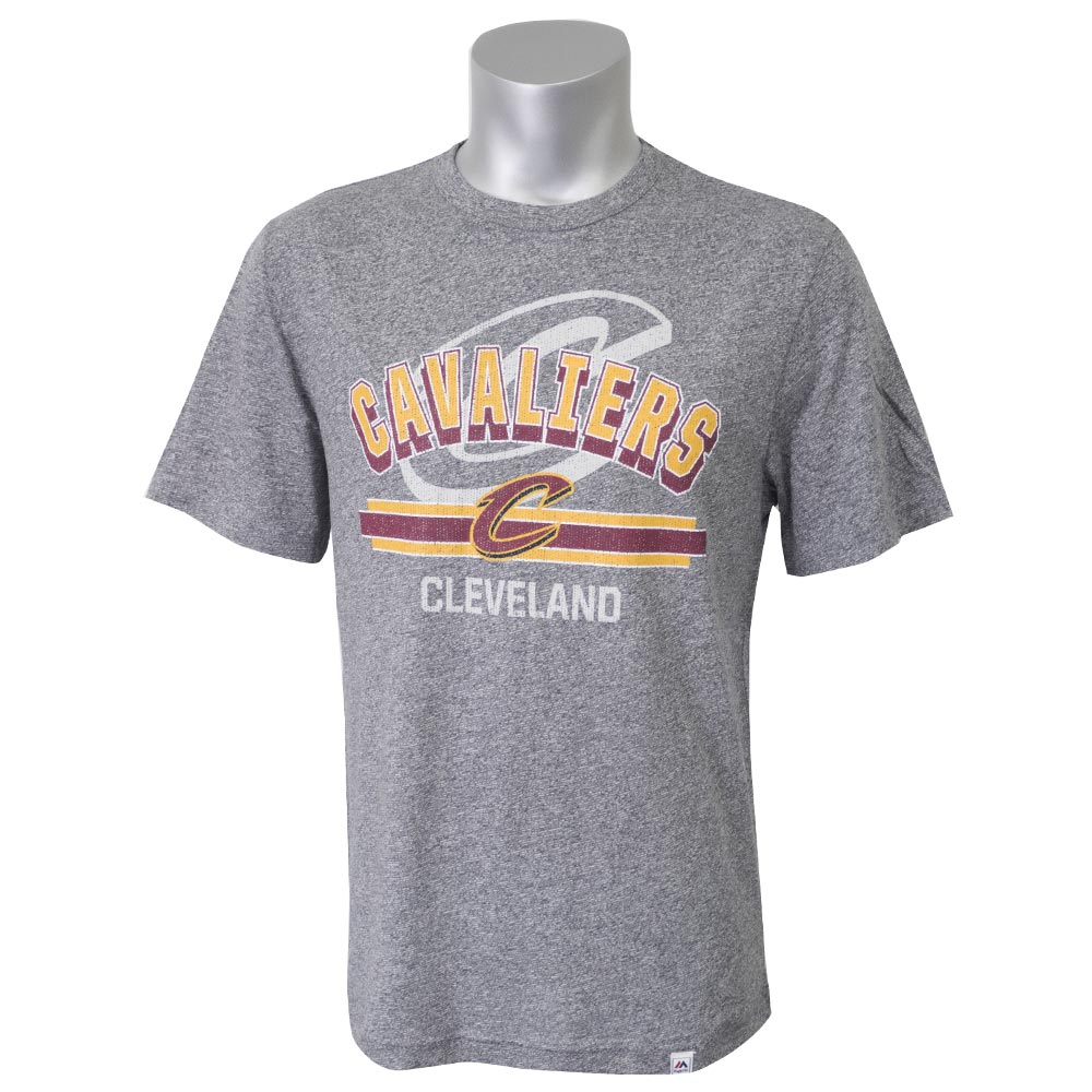 NBA キャバリアーズ Tシャツ 半袖 スキル N ストラテジー マジェスティック/Majestic グレー【1910セール】の画像