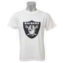 NFL レイダース Tシャツ 半袖 ベーシック チームロゴ ホワイト