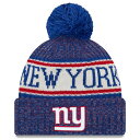 NFL ジャイアンツ ニットキャップ/ニット帽 2018 サイドライン ポンポン ニューエラ/New Era