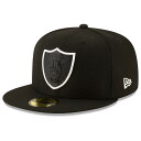 お取り寄せ NFL レイダース キャップ/帽子 ロゴ エレメンツ コレクション 59FIFTY ニューエラ/New Era