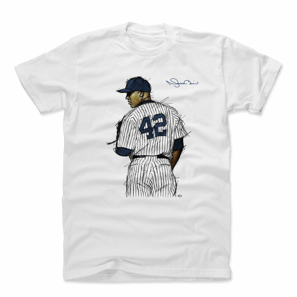 MLB ヤンキース マリアノ・リベラ Tシャツ Player Art Cotton T-Shirt 500Level ホワイトの画像