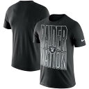 お取り寄せ NFL レイダース Tシャツ ローカル バービエイジ パフォーマンス ナイキ/Nike ブラック