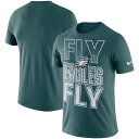 お取り寄せ NFL イーグルス Tシャツ ローカル バービエイジ パフォーマンス ナイキ/Nike ミッドナイトグリーン