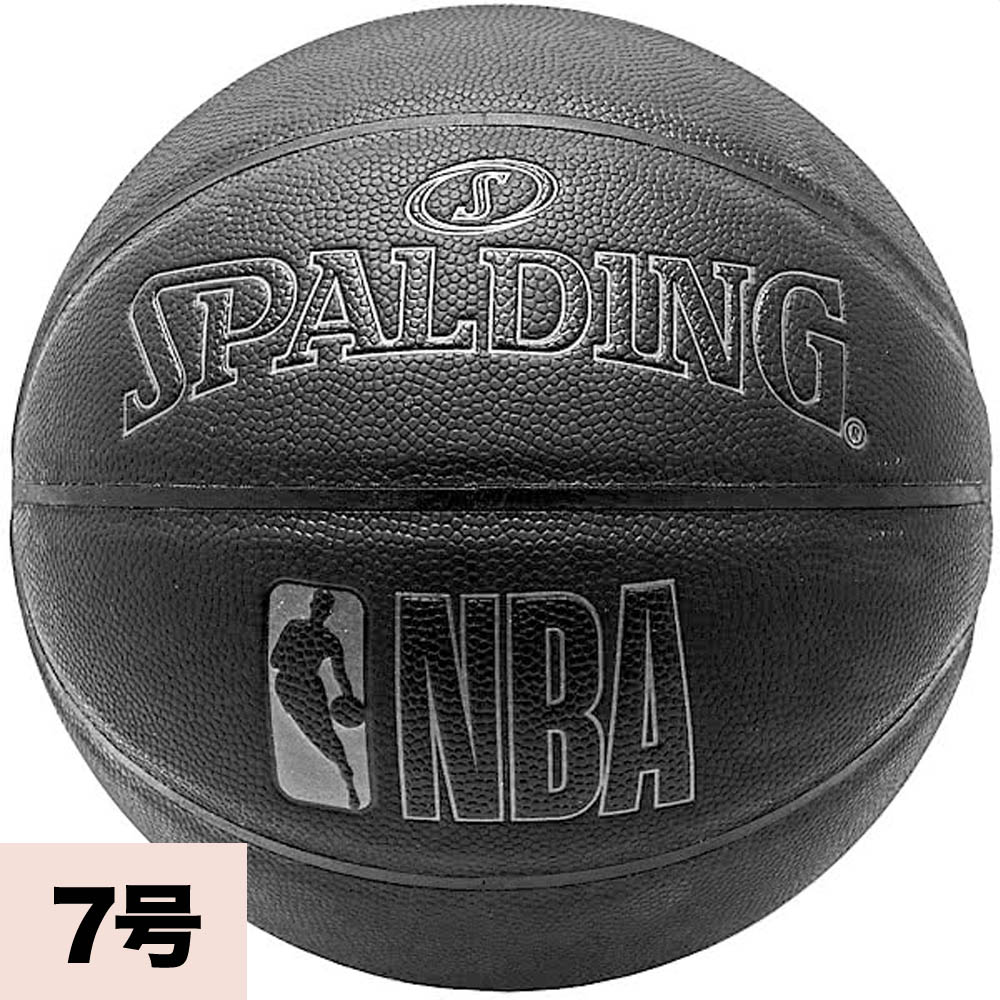 NBA ダークナイト SPALDING スポルディング ブラックの画像