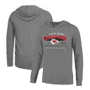 NFL チーフス Tシャツ 2タイム スーパーボウル チャンピオンズ スカイ ハイ ロングスリーブ フーディー グレー
