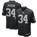 NFL ボー・ジャクソン レイダース ユニフォーム/ジャージ Game Jersey ナイキ/Nike ブラック 468964-023