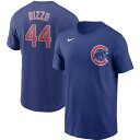 ショッピングソニー MLB アンソニー・リゾ シカゴ・カブス Tシャツ ネーム＆ナンバー ナイキ/Nike ロイヤル【OCSL】