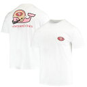 ショッピングtv NFL 49ers Tシャツ Whale Helmet T-Shirt Vineyard Vines ホワイト