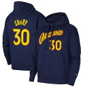 ステフィン・カリー パーカー NBA ナイキ Nike ウォリアーズ 2020/21 シティエディション ネイビー メンズ 長袖 フーディー