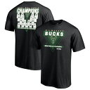 ミルウォーキー・バックス Tシャツ NBAファイナル2021 優勝記念 Champions Final Buzzer Jersey Roster ブラック 21FNLC