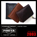 ▼代引＆送料無料▼PORTER SOAK ポーター ソーク【吉田カバン】【二つ折り財布】【革財布】【101-06003】【財布/サイフ/さいふ】