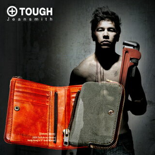 ▼代引＆送料無料▼TOUGH LEATHER WASH タフ レザーウォッシュ【二つ折り財布】【55561】【財布/サイフ/さいふ】【革財布】【イタリアンレザー】【レザーウォレット】